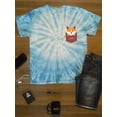 thumbnail image 3 of Pocket Corgi Love Tie Dye Cyclone Men -Image by Shutterstock, Male Medium, 3 of 4
