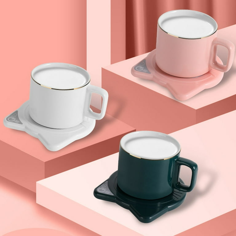SPRING PARK Coffee Mug Warmer, Smart Cup Warmer Beverage Warmer for Desk,  Tea Warmer for Home Office Use Birthday Gift 