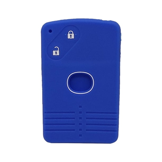 Speravity Funda de silicona para llave de coche, funda para llaves a prueba de arañazos, Protector antideslizante, modificación de automóvil Automoción decorativa y accesorios Azul oscuro
