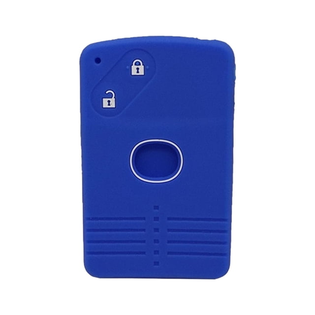 Scienceny Funda de silicona para llave de coche, funda para llaves de vehículo, Protector antideslizante, actualización automotriz, accesorios Automoción decorativa y accesorios Azul oscuro