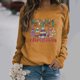 thumbnail image 2 of Sudaderas de Cuello Redondo de Navidad Para Mujer Estampado de Manga Larga Suelta Tops Individuales Blusa Odeerbi ODB194042, 2 of 5
