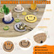 thumbnail image 3 of Posavasos divertidos para bebidas con soporte, posavasos trenzados hechos a mano para mesa de café Ormromra CPB-DE-WX825-8, 3 of 5