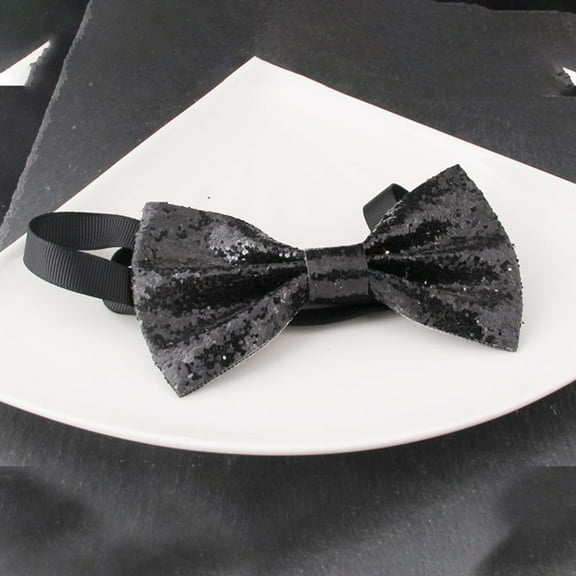 Women's Ties Mens Banquet Performance English Color Adjustable Bow Bow Tie,Black Women's Accessories Tie