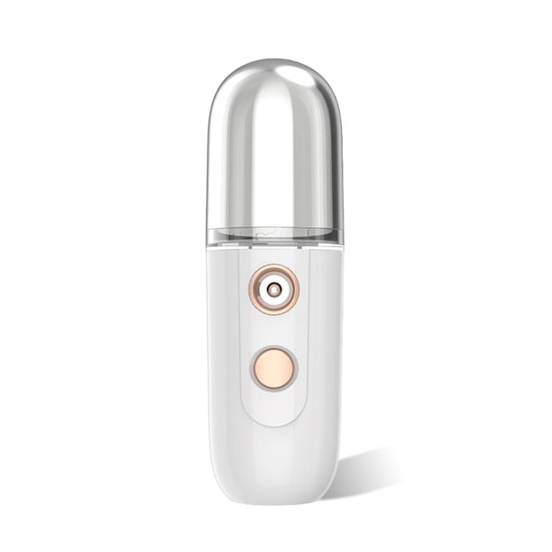 MINI 30ML USB Humidificadores recargables Difusor Facial Plástico Rociador Mistola Rociador Hidratante Handheld Máquina de cuidado de la piel Herramienta Blanco kenally HA028263-02B
