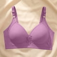 thumbnail image 2 of QASIEATN Seamless Underwear for Women Wireless Supportive Full Coverage Bras Women's Jelly Depp V Everyday Bras, 2 of 3