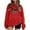 Red#196, variant on YOIAVAIOY Women Love Graphic Sweatshirt Long Sleeve Crew Neck Pullover Casual Print Valentine's Day Sweatshirts Red M