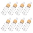 thumbnail image 4 of Jiandong Glass Dropper Bottle 8pcs 15ml Clear Glass Eye Dropper Bottles Essential Oil Vials(3.54X0.98X0.98Inch), 4 of 10