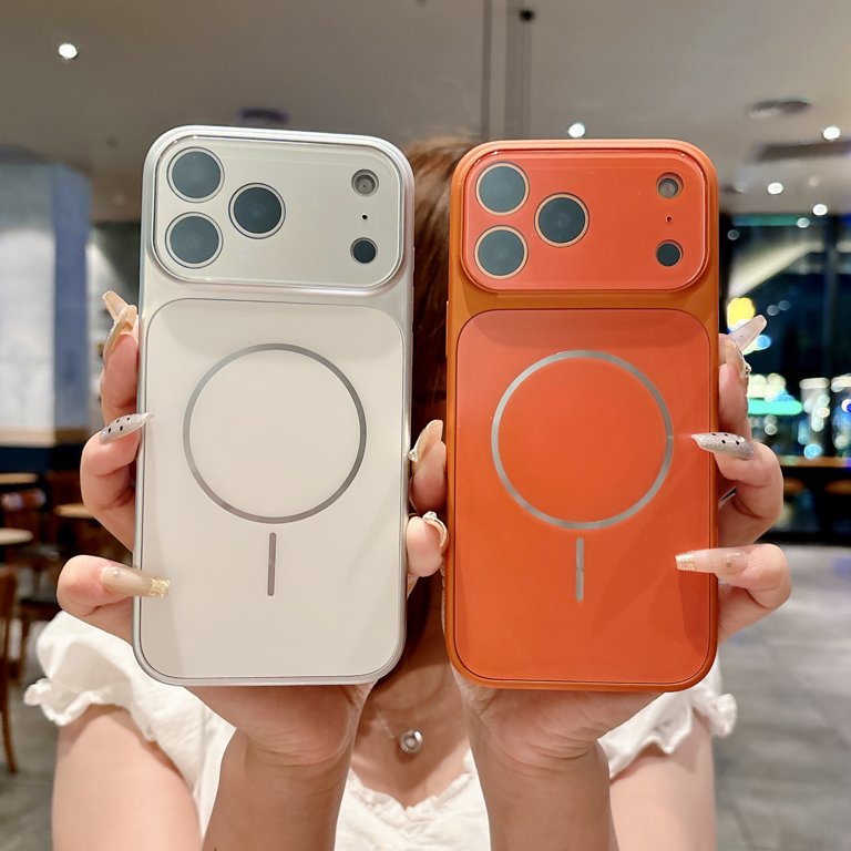 for iPhone 14 Pro Max Magnetic Phone Case With Lens Protector