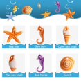 thumbnail image 4 of Adornos de conchas marinas para playa, adornos de animales, minidecoración de conchas de resina, microárboles, decoración de fiestas, paisajismo de caracoles, manualidades oceánicas, 4 of 5