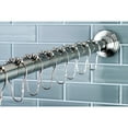thumbnail image 2 of Kingston Brass SCC2711 Adjustable Shower Curtain Rod with Ring Combo SCC2711, 2 of 5