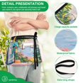 thumbnail image 4 of Yayeee Waist Apron with Pockets for Cooking Waterproof Half Server Aprons, Floral Seaside, 4 of 7