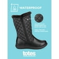 thumbnail image 3 of Totes Women's Jade Quilted Waterproof Winter Boot, 3 of 9