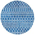 thumbnail image 2 of SAFAVIEH Blossom Aspen Geometric Wool Area Rug, Navy/Ivory, 6' x 6' Round, 2 of 8