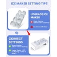 thumbnail image 3 of Conjunto de máquina de hielo compatible con el refrigerador Whirlpool Kenmore Amana Maytag W11700250, 3 of 8