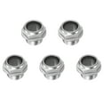 thumbnail image 1 of Unique Bargains M14x1.5mm Male Threaded Aluminum Air Compressor Oil Level Gauge Sight Glass 5Packs, 1 of 5