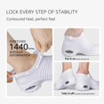 thumbnail image 5 of Yunkctuk Women's Height Increasing Walking Shoes, Arch Support Non-slip Work Shoes, Lightweight Breathable Knitted Sneakers., 5 of 8