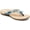 Blue Palm, variant on Womens Bella II Toe Post Sandal Gold Cork