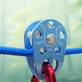 thumbnail image 4 of Micro Mobile Single Pulley,22kN(2200kg) for Rigging Arborist Climbing Rescue,2pcs Climbing Pulley with Ball Bearing for Rock Climbing Arborist, 4 of 5