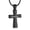 Black, variant on Personalize Cross Urn Pendant Memory Necklace for Cremation Ashes Holder Memorial Jewelry