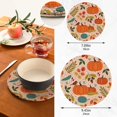 thumbnail image 3 of GZHJMY Autumn Harvest Pumpkin Pot Holder Trivets Set of 2, Heat Resistant Cotton Rope Round Trivets for Hot Dishes, Bowl,Teapot, Hot Pot and Pans, 3 of 7