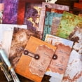 thumbnail image 4 of 30Pcs Retro Scrapbooking Decorative Paper Antique Texture Paper Background Decoration Paper for Journal Photo Album, 4 of 13