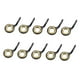 thumbnail image 5 of Juego de 10 anillos guía para caña de pescar, para pesca en barco. Oro 8, 5 of 9