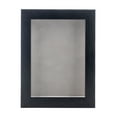thumbnail image 3 of 4x6 Shadow Box Frame Charcoal Gray Wood | With a 3/4" Usable Display Depth | Includes a Light Grey, 3 of 6
