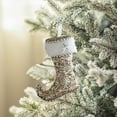 thumbnail image 4 of Adornos Navideños de Plástico para Árbol de Navidad - Adornos de Espuma Color Oro Rosa | Tamaño: 8 Cm - Ligeros y Resistentes - Crean Un Ambiente Festivo - Diseño para Colgar - Paquete de 1, 4 of 6