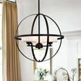 thumbnail image 2 of Zenta Chrome 16-inch Round Pendant, 2 of 3