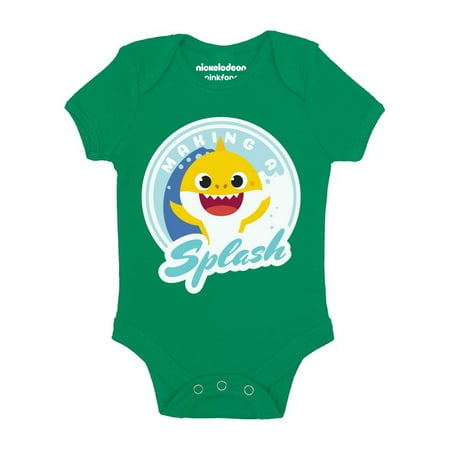 

Baby Shark Outfit for Baby Boys Girls- Newborn 6m 12m 18m 24m Baby Shark One Piece Bodysuit - Making a Splash