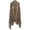 Brown, variant on Womens Sleeveless Open Front Crochet Shawl Cardigan Bikini Cover Up