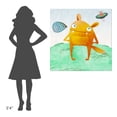 thumbnail image 3 of Global Gallery Skip Teller,'Alien Friend Number 4' Stretched Canvas Artwork, 3 of 3