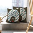thumbnail image 6 of LALILO Throw Pillow Covers Young Afro Girl Dark Skin Creative Cushion Cover 18" x 18", 2 Pack, 6 of 6