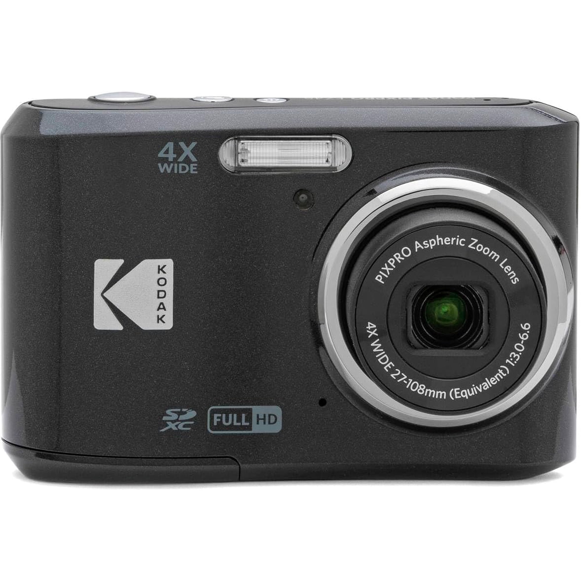 KODAK PIXPRO Friendly Zoom FZ45-BK 16MP Digital Camera with 4X Optical Zoom 27mm Wide Angle and 2.7" LCD Screen (Black)