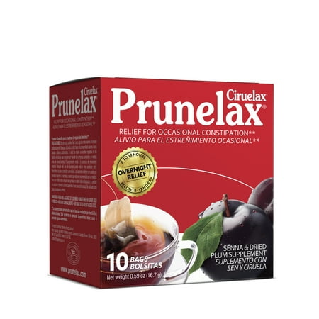 UPC 818951000051 product image for Prunelax Ciruelax Natural Laxative Regular Tea  10 Tea Bags | upcitemdb.com