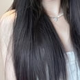 thumbnail image 4 of Extension de Cheveux à Clip, Longue et Lisse, Pièce de Cheveux pour Femmes, Extension de Perruque Synthétique, 4 of 8