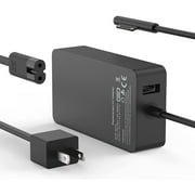 Surface Pro Charger 65W 15V 4A Laptop Charger for Surface Pro 3/4/5/6/7/8/9/X Power Supply Adapter, Compatible for Both Microsoft Surface Book Laptop/Tablet，Works with 65W&44W&36W&24W (6.6 Ft Cord)