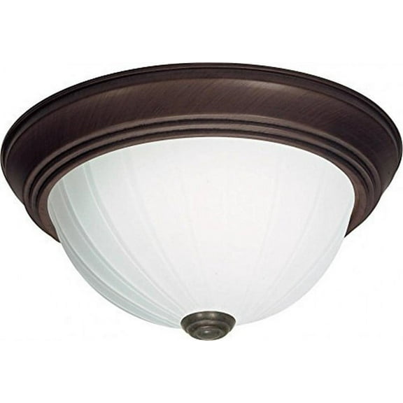 Nuvo 76-248 - 15" OLD BRONZE MELON GLASS FIX