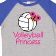 thumbnail image 4 of Inktastic Volleyball Butterfly Princess Girls Toddler T-Shirt, 4 of 5