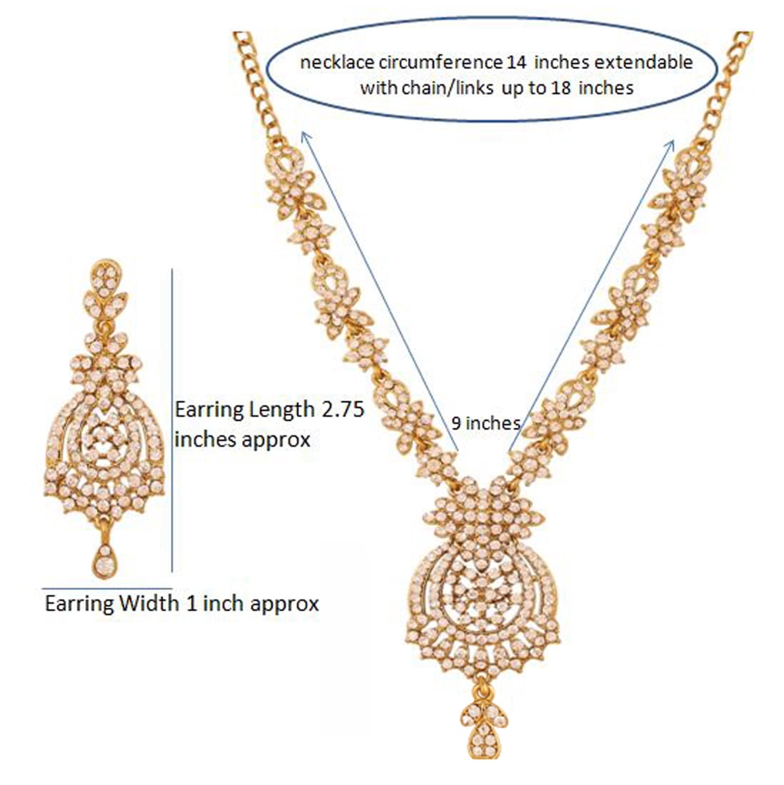 Sunsoul By Touchstone Indian Handcrafted Rhinestones Faux Pearls Gold Tone Jewelry Necklace For Women