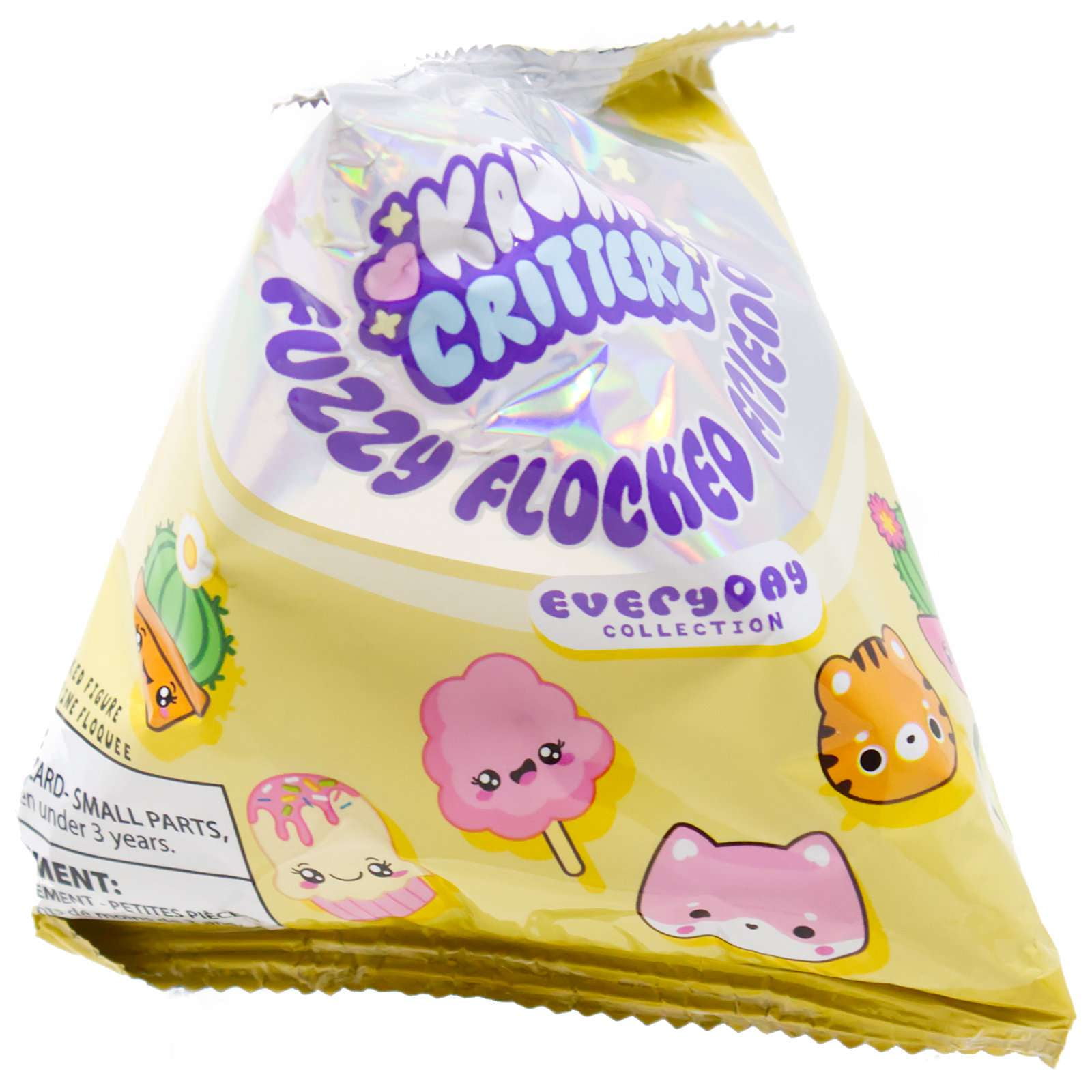 Kawaii Critterz Fuzzy Flocked Friends Everyday Collection Mystery Pack