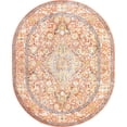 thumbnail image 2 of Rugs.com Lola Collection Rug – 8' x 10' Oval Brick Red Medium Rug Perfect For Living Rooms, Large Dining Rooms, Open Floorplans, 2 of 9