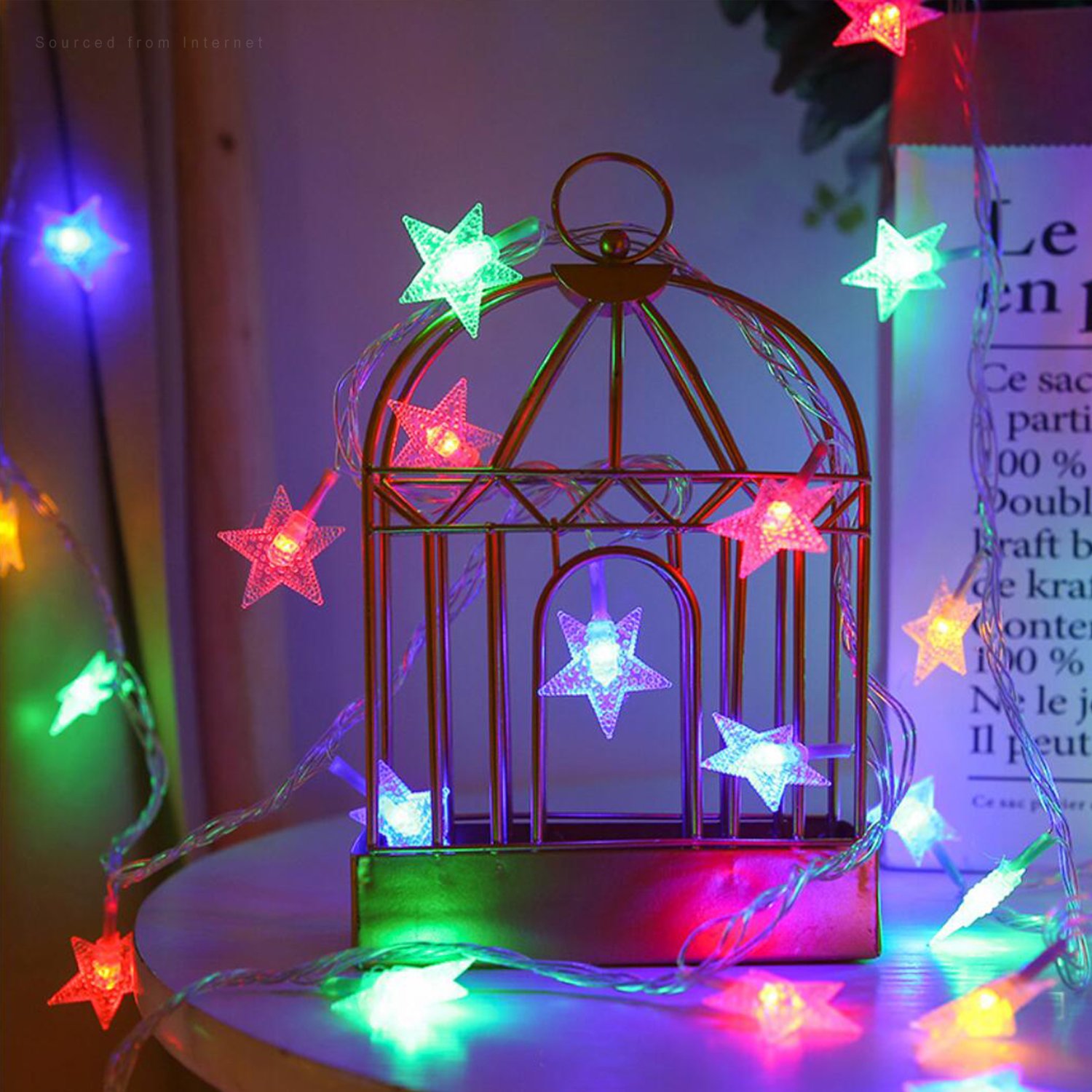 TORCHSTAR 33ft 100 LEDs Star String Light Kit, Multi-Color