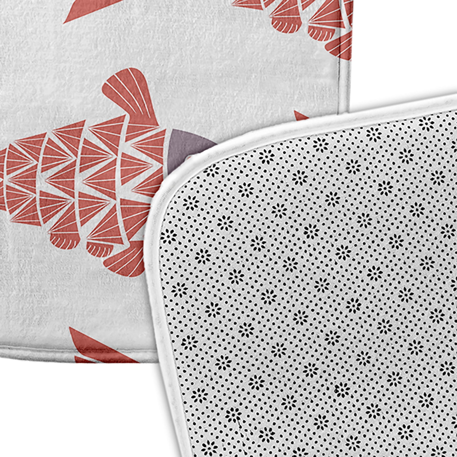 Simply Daisy Fish Tales Pet Feeding Mat for Dogs and Cats