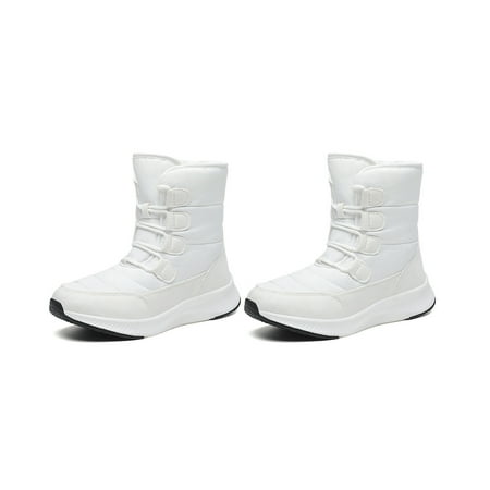 

NEWLIS Ankle Boots 1 Pair Anti-freeze Adjustable Lace-up Chic Winter Thermal Snow Shoes