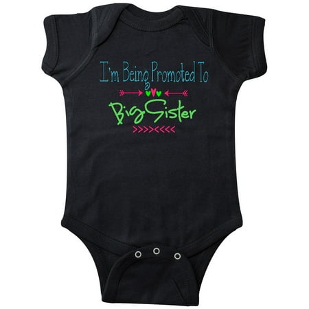 

Inktastic I m Being Promoted to Big Sister Gift Baby Girl Bodysuit