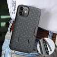 thumbnail image 6 of Compatible with Apple iPhone 11 Case with [Tempered Glass Screen Protector Belt Clip Holster] Hybrid ShockProof Armor Protection Phone Cover [Black], 6 of 6