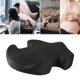 thumbnail image 5 of Cojín de espuma viscoelástica para asiento, almohada ortopédica antideslizante para espalda, soporte para espalda para silla de escritorio de oficina, malla negra Salvador Cojín del asiento, 5 of 10