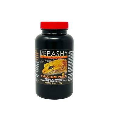 Repashy Calcium Plus 6 oz Jar Reptile and Amphibian Vitamin and Calcium Supplement