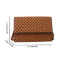 thumbnail image 2 of Bolsos cruzados para mujer Bolsos elegantes con solapa Bolso retro para mujer (Marrón 1) Ndcxsfigh Para Estrenar, 2 of 2